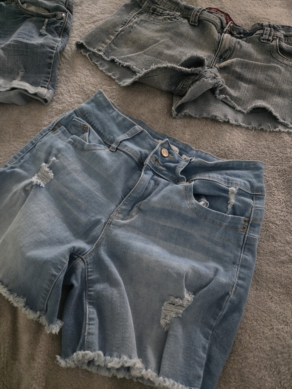 Light Wash Denim Shorts Bundle - Picture 3 of 15